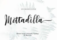 Mettadilla Script Font - Featured Image
