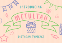 Metultah Font - Featured Image