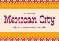 Mexican City Font - Featured Image