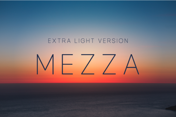 Mezza Extra Light Font - Featured Image