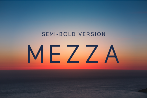 Mezza Semi Bold Font - Featured Image