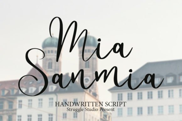 Mia Sanmia Font - Featured Image