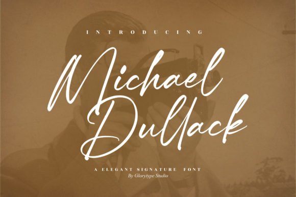 Michael Dullack Font - Featured Image