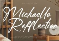 Michaello Refflection Font - Featured Image