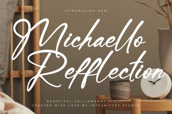 Michaello Refflection Font - Featured Image