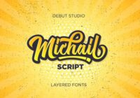 Michail Script Font - Featured Image