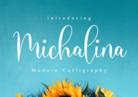 Michalina Script Font - Featured Image