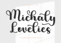 Michaly Lovelies Font - Featured Image