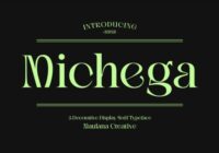 Michega Font - Featured Image