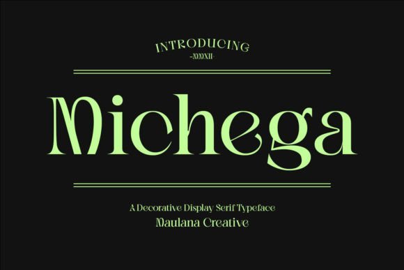 Michega Font - Featured Image
