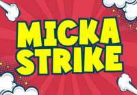 Micka Strike Font - Featured Image