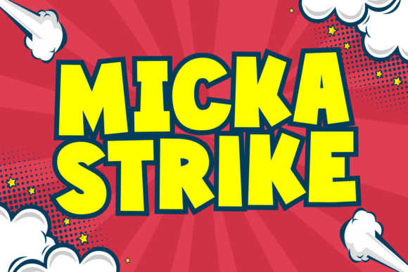 Micka Strike Font - Featured Image