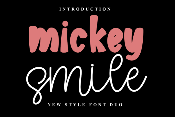 Mickey Smile Font - Featured Image