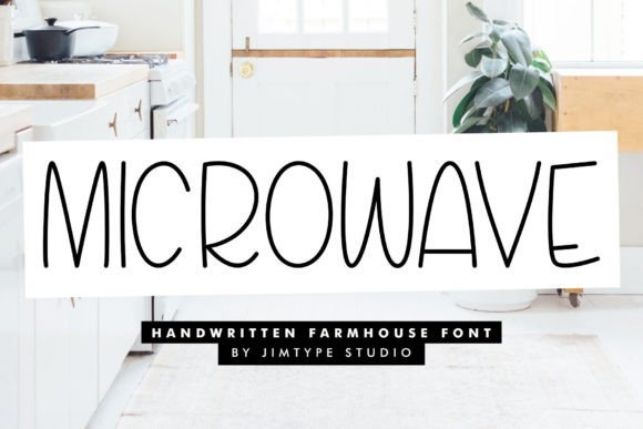 Microwave Font - Featured Image