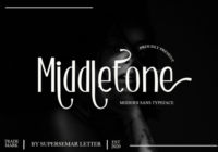 Middletone Font - Featured Image
