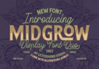 Midgrow Duo Font - Featured Image