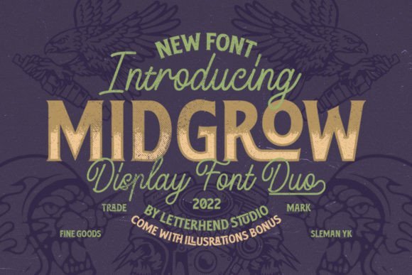 Midgrow Duo Font - Featured Image