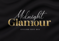 Midnight Glamour Font - Featured Image