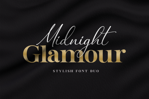Midnight Glamour Font - Featured Image