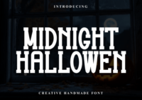 Midnight Hallowen Font - Featured Image
