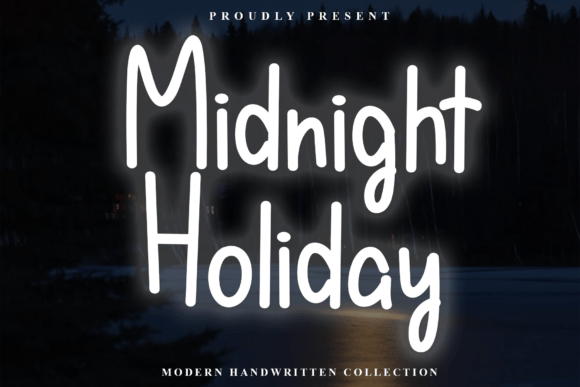 Midnight Holiday Font - Featured Image