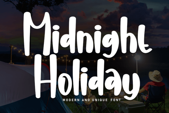 Midnight Holiday Font Font - Featured Image