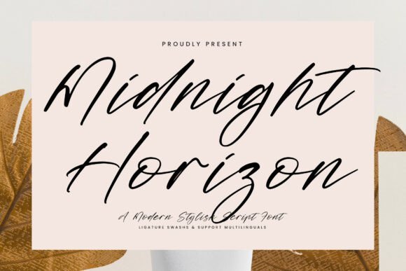 Midnight Horizon Font - Featured Image