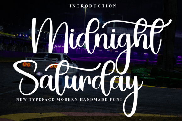 Midnight Saturday Font - Featured Image