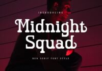Midnight Squad Font - Featured Image
