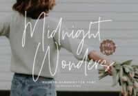 Midnight Wonders Font - Featured Image