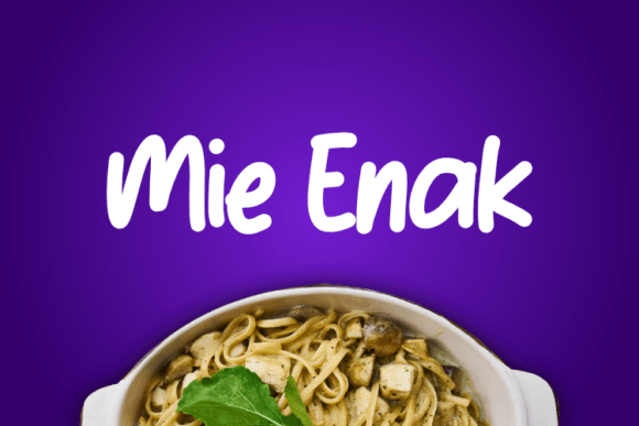 Mie Enak Font - Featured Image