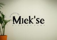 Miek'se Font - Featured Image