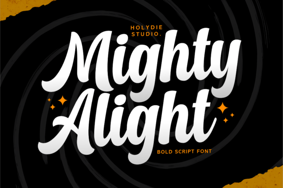 Mighty Alight Font - Featured Image