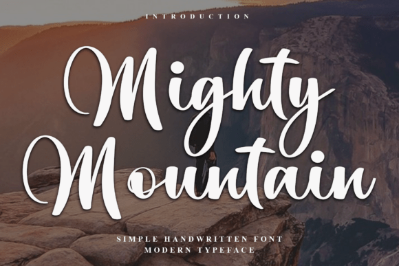 Mighty Mountain Font - Featured Image