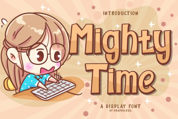 Mighty Time Font - Featured Image