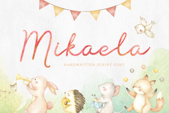Mikaela Script Font - Featured Image