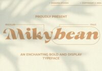 Mikybean Font - Featured Image