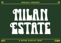 Milan Estate Font - Featured Image