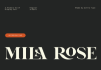 Milarose Regular Font - Featured Image