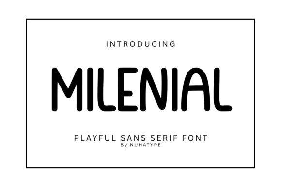 Milenial Font - Featured Image