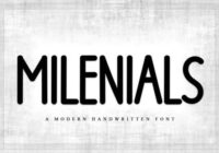 Milenials Font - Featured Image