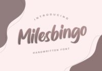 Milesbingo Font - Featured Image