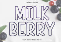 Milk Berry Font - Featured Image