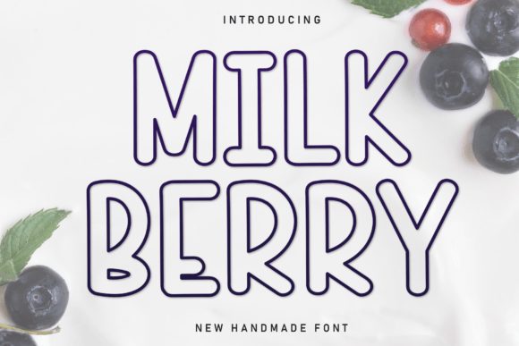 Milk Berry Font - Featured Image