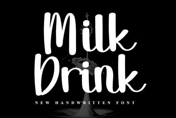 Milk Drink Font - Featured Image
