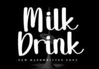 Milk Drink Font - Featured Image