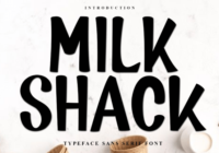 Milk Shack Font - Featured Image