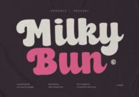 Milky Bun Font - Featured Image