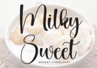 Milky Sweet Font - Featured Image