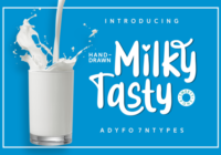 Milky Tasty Font - Featured Image